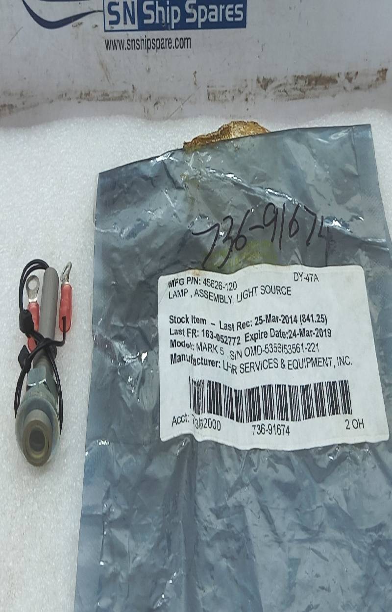 LHR Services 45626-120 Lamp Assembly Light Source Mark 5
