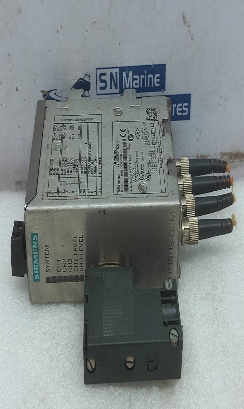 Siemens 6GK 1503-3CB00 Optical Link Module & 1 P Connection Plug 6ES7 972-0BA12-0XA0
