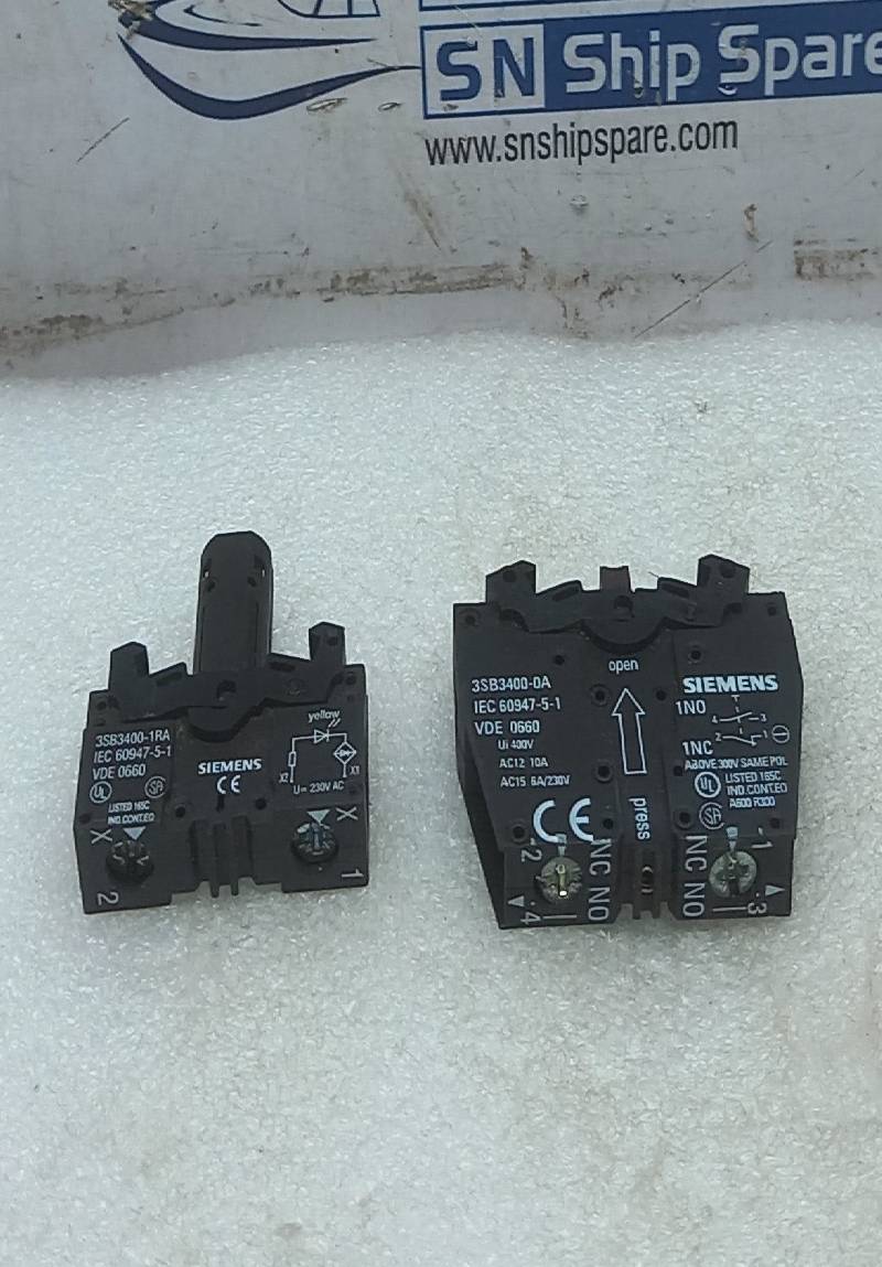 Siemens 3SB3400-0A Contact Block