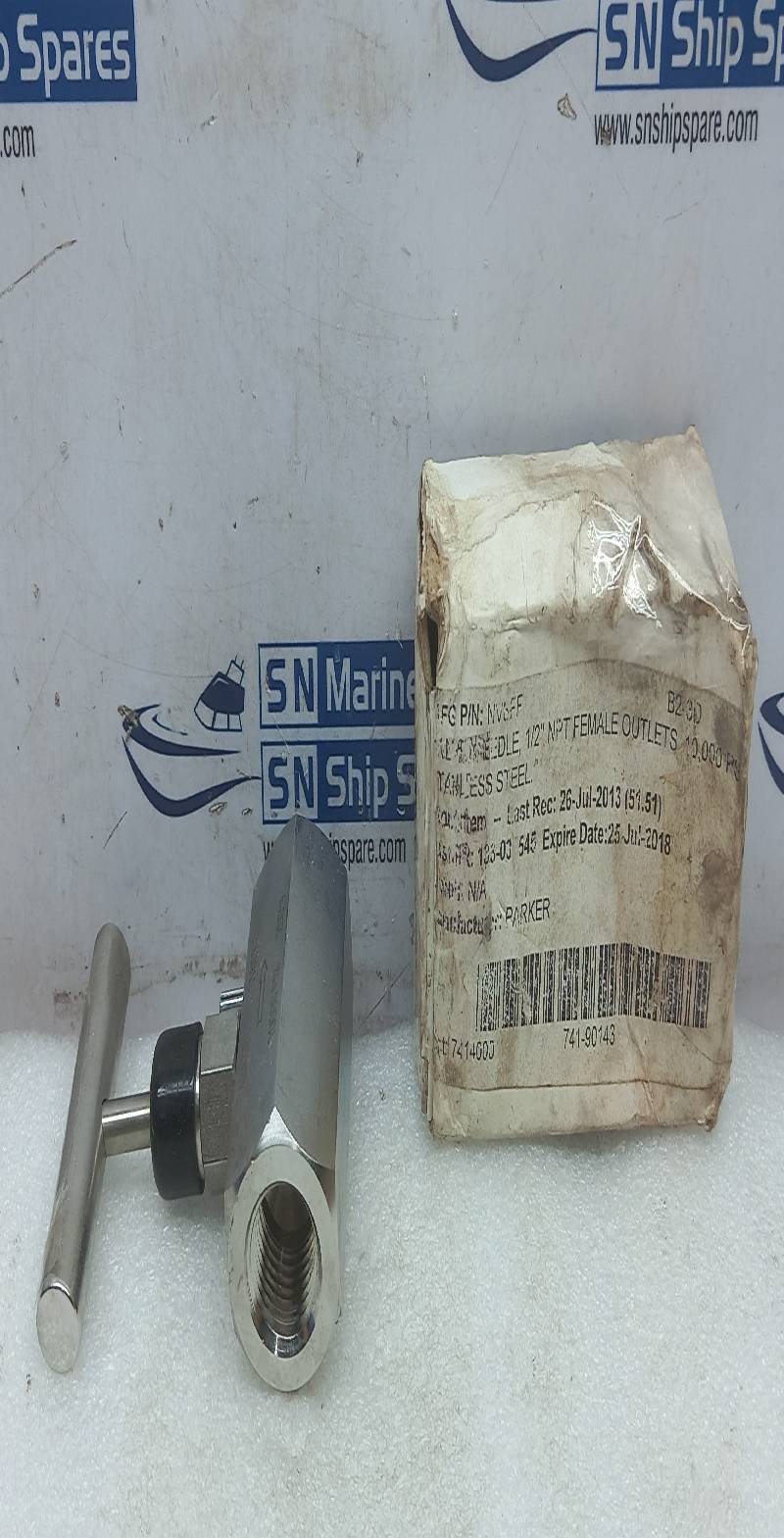 Noshok 404-FFS 316SS Needle Valve 10000 PSI 2000F ½” NPT F-F Hard Seat