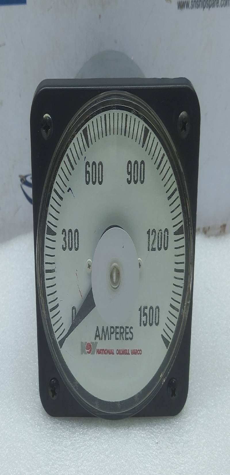 Yokogawa Meter-AAC 0-1500 AC Ampere Meter RH 0801-0009-02 DB40 0-1MADC TB SC