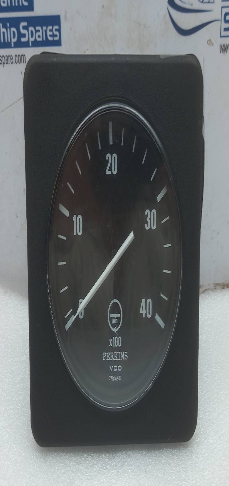 Perkins VDO 2758 A 507 Tachometer 4000 RPM 430.830/009/008 Massefrei W