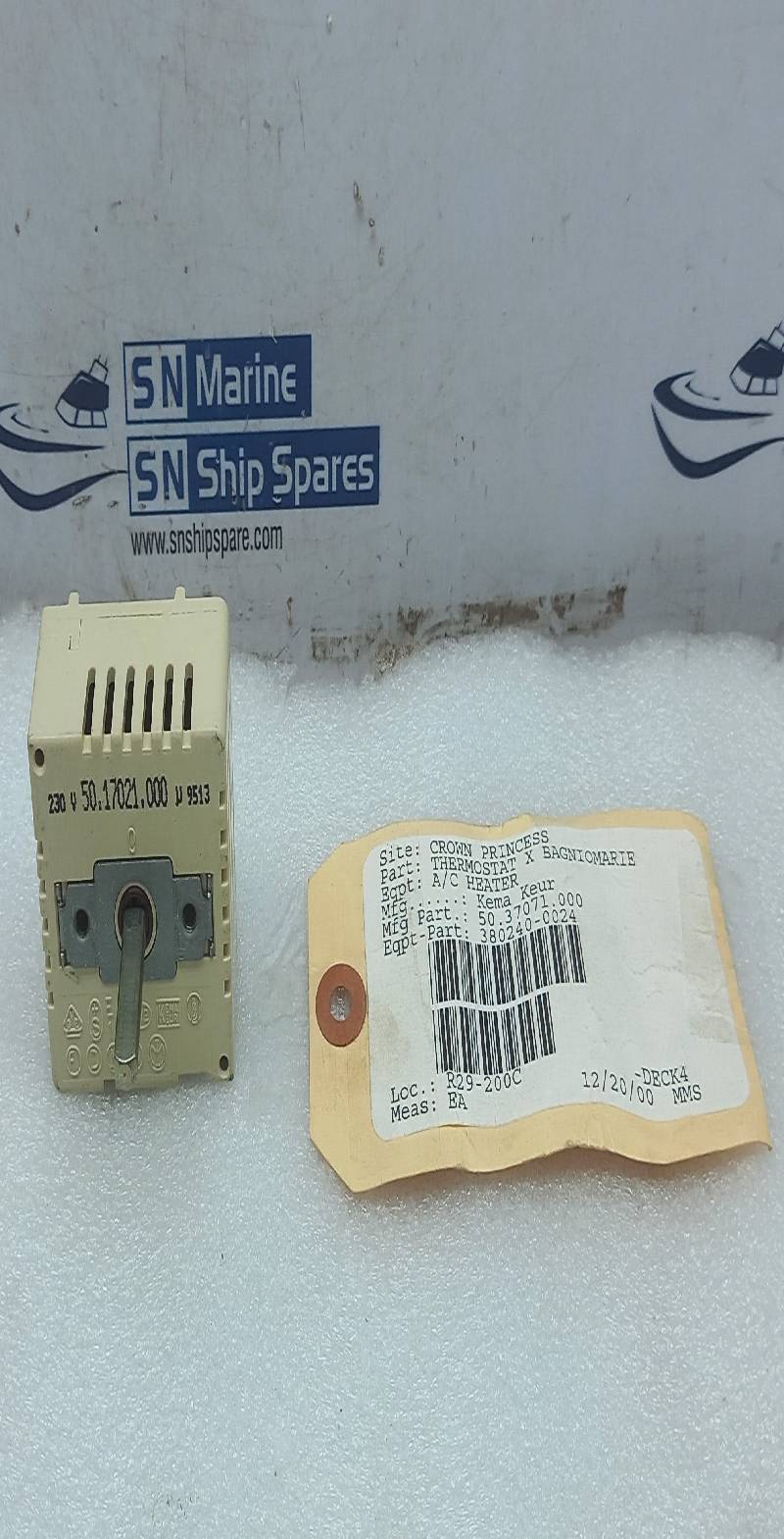 EGO 50.17021.000 230 V Thermostate Kema Keur 380240-0024 A/C Heater