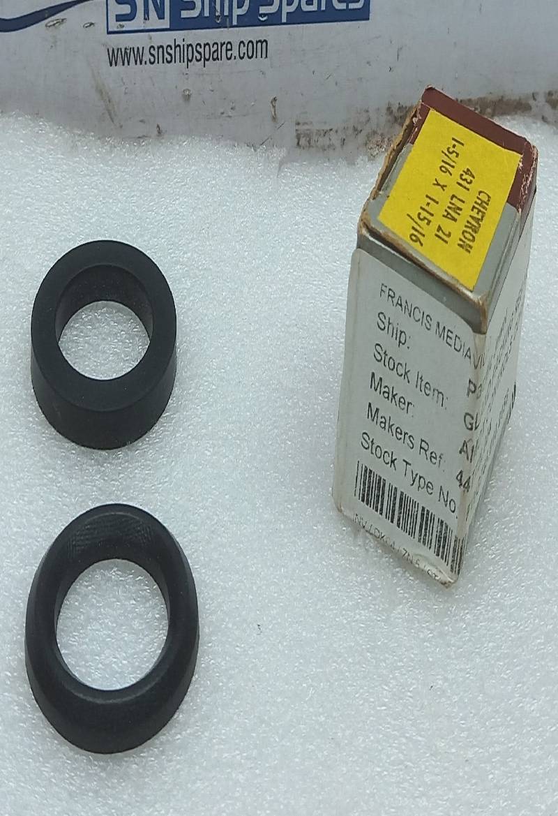 Chevron 431 LNA 21 Amot Controls Corp 44772L004 Gland Packing 2 Pcs / Lot