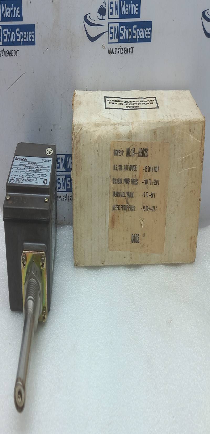 Barksdale ML1H-H202S Temperature Switch ML1HH202S