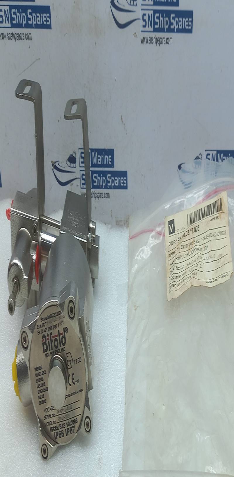 Bifold IECEx BAS10.0008 Baseefa10ATEX0026 Solenoid Valve FP06P-77A9