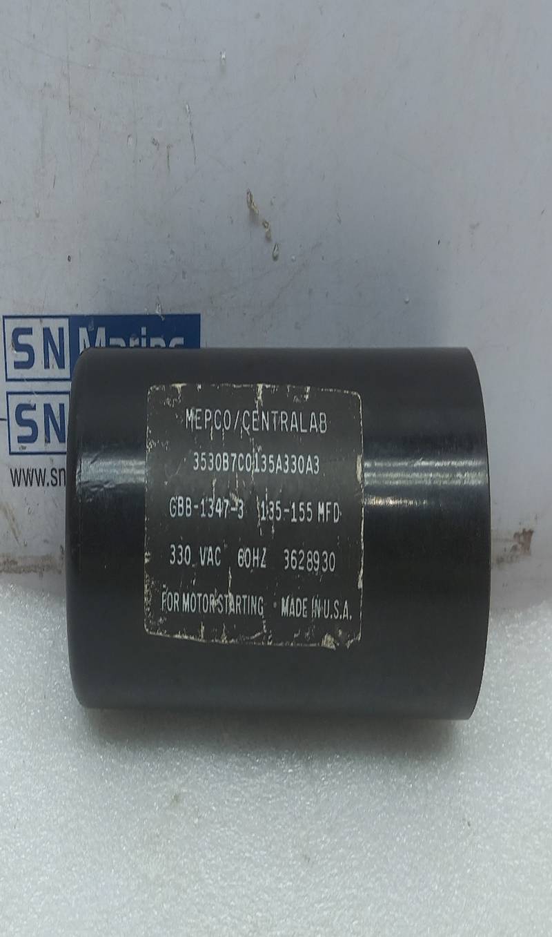 Mepco / Central Lab 3530B7C0135A330A3 300 VAC 60 Hz GBB-1347-3 Motor Starting