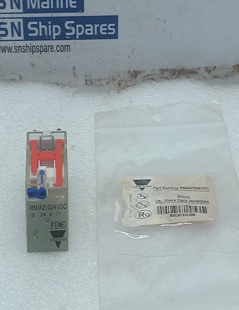 Carlo Gavazzi FEME RMIA21024VDC 24V Relay 3 Pcs / Lot
