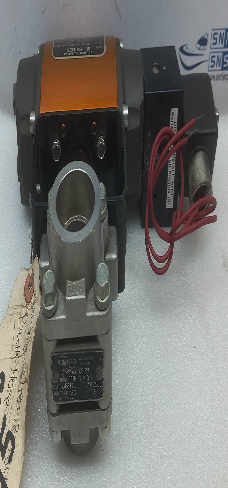 Flowserve 10-39 X 24D R6 Worcester Controls SER 39 Pneumatic Actuator