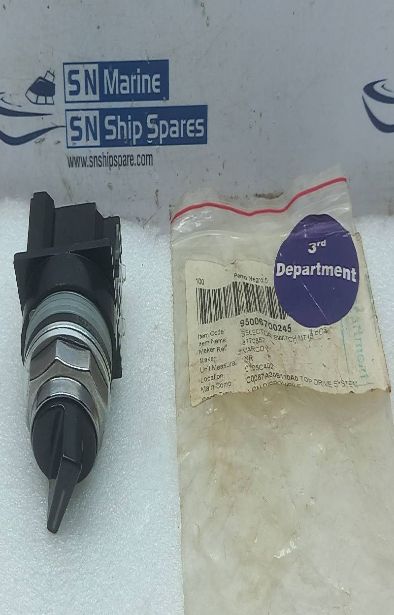 NEMA A600 Selector Switch MT 95006700245 Varco 8770857