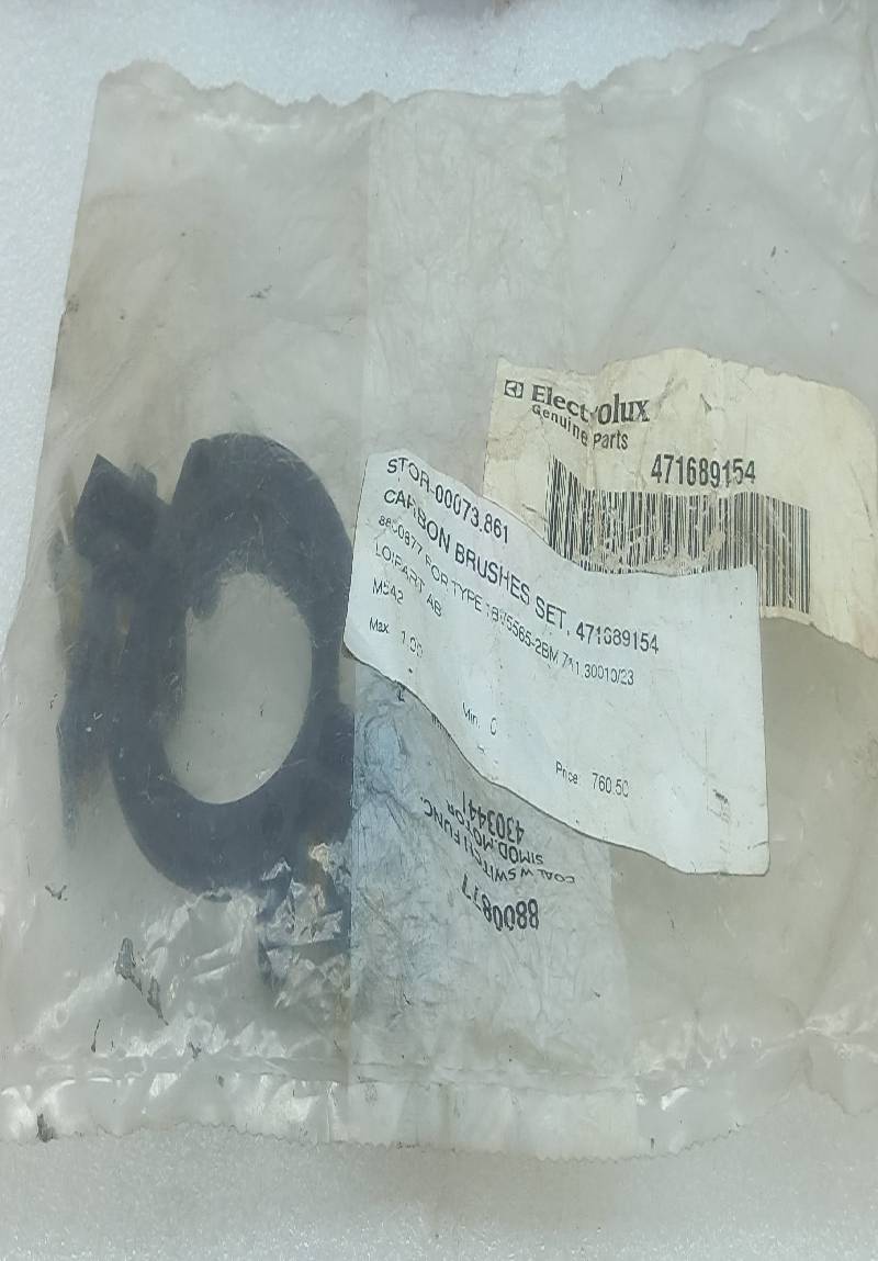Electrolux 471689154 Carbon Brush Set 8800877 For Type 1BV5565-2BM