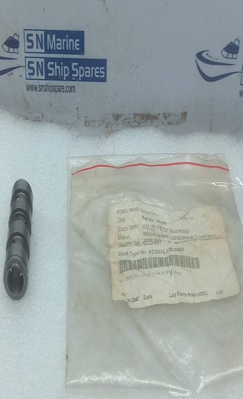 Woodward 3555-059 Valve Pilot Bushing 4 Pcs / Lot