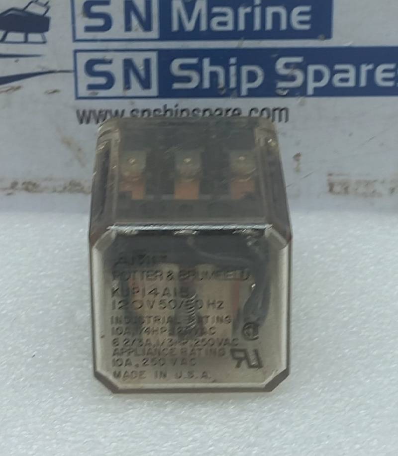 Potter & Brumfield KUP14A15 Relay 120V 50/60 Hz
