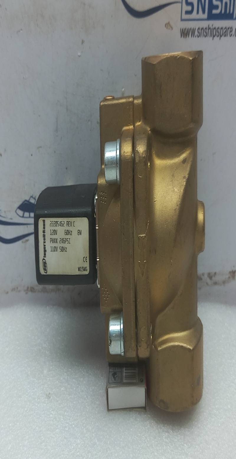 Ingersoll 22205462 Solenoid Valve REV C 120V 60Hz 8W PMAX 246PSI 110 50Hz