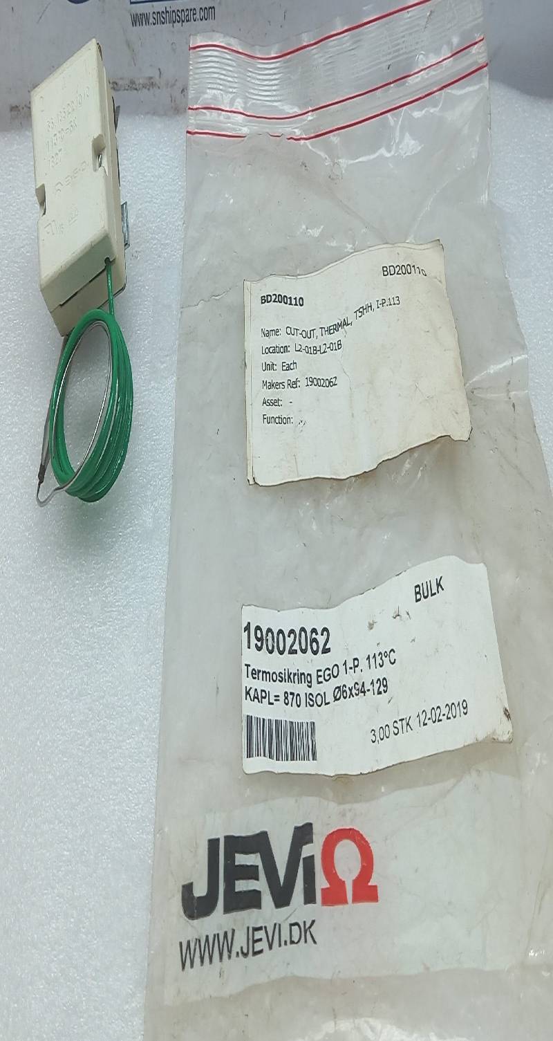 EGO 55.13522.010 Thermostat 113◦C -6K