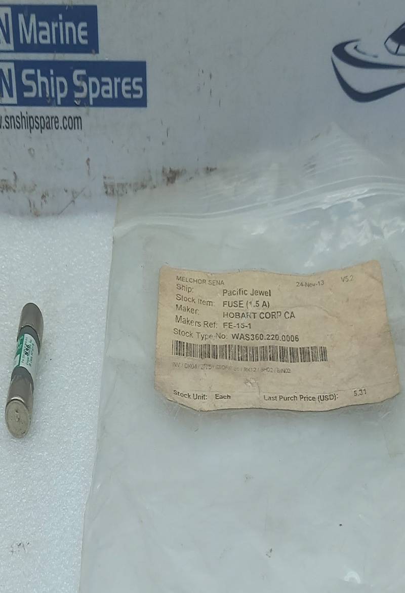 Cooper Bussmann FNM 1½ Fusetron Dual Element Fuse Hobart FE-015-01 N46 14pcs/Lot