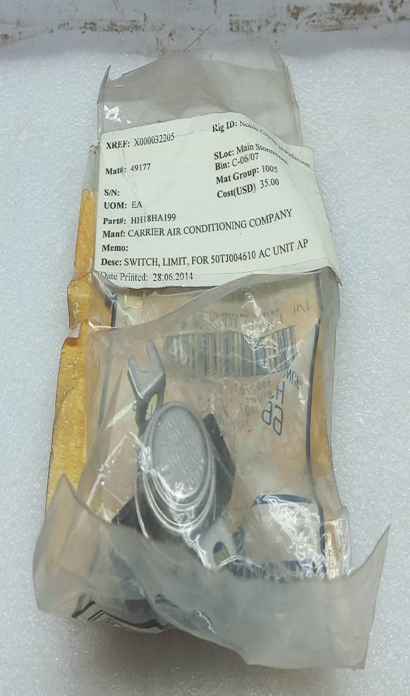 Carrier HH18HA199B Limit Switch L200F