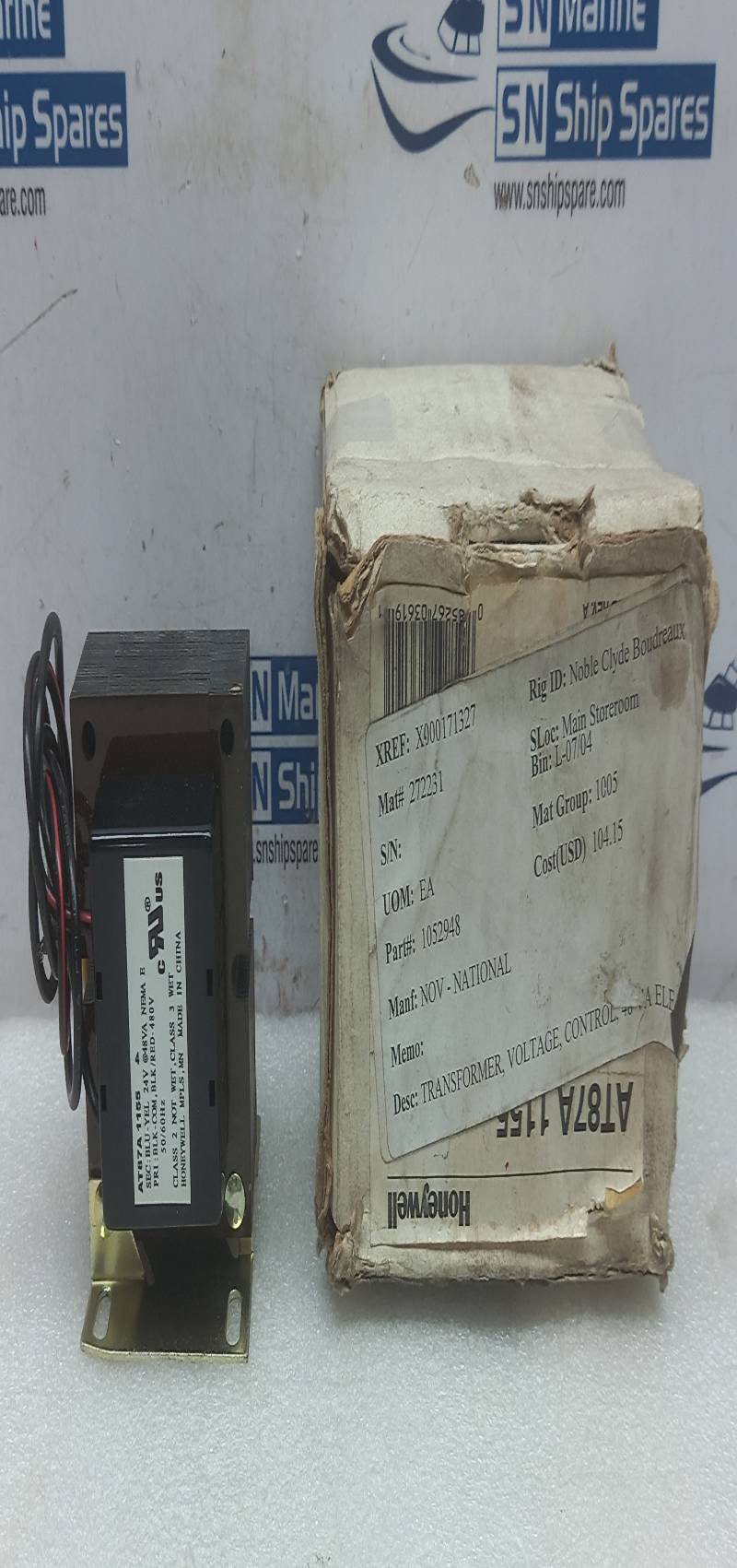 Honeywell AT87A1155 Transformer 12 Lead Wires Energy Limiting Overload Protect