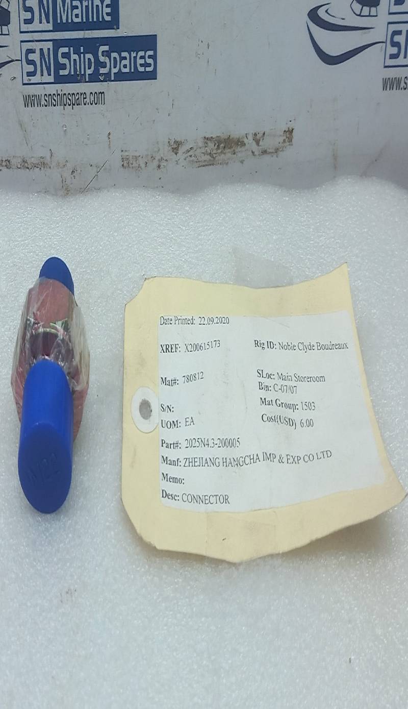 Zhejiang Hangcha 2025N4.3-200005 Connector 4 Pcs / Lot