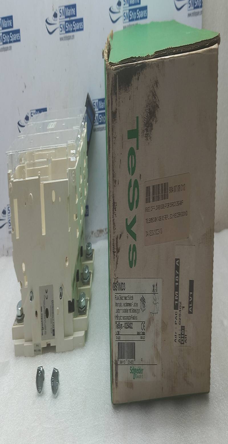 Schneider GS1ND3 Fuse Disconnect Switch Telemecanique 3P 250A Fuse Off Load