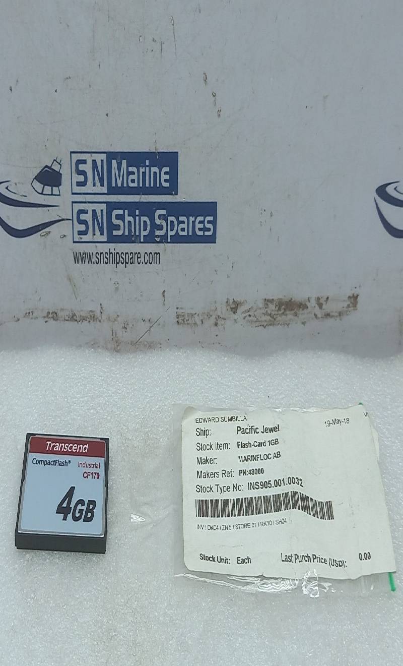 Transcend CompactFlash Industrial CF170 4 GB Marinefloc AB 48000 Flash-Card