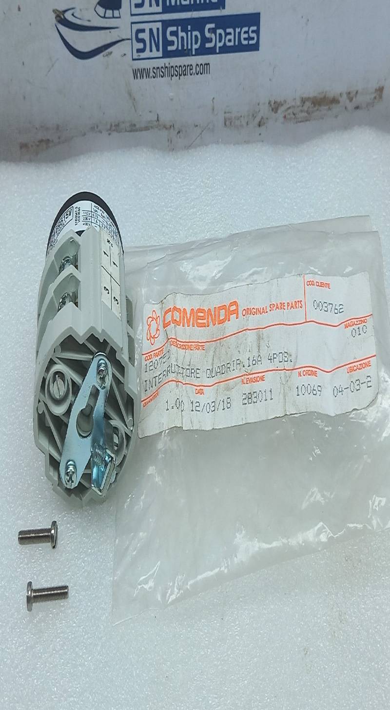 Bremas CA0169615V 98N3 Rotary Switch 16A-600Vac