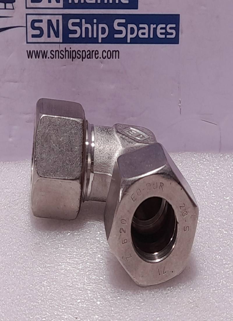 Parker W20ZS71 Elbow Tube 20 MM Union EO24 Cone End Co