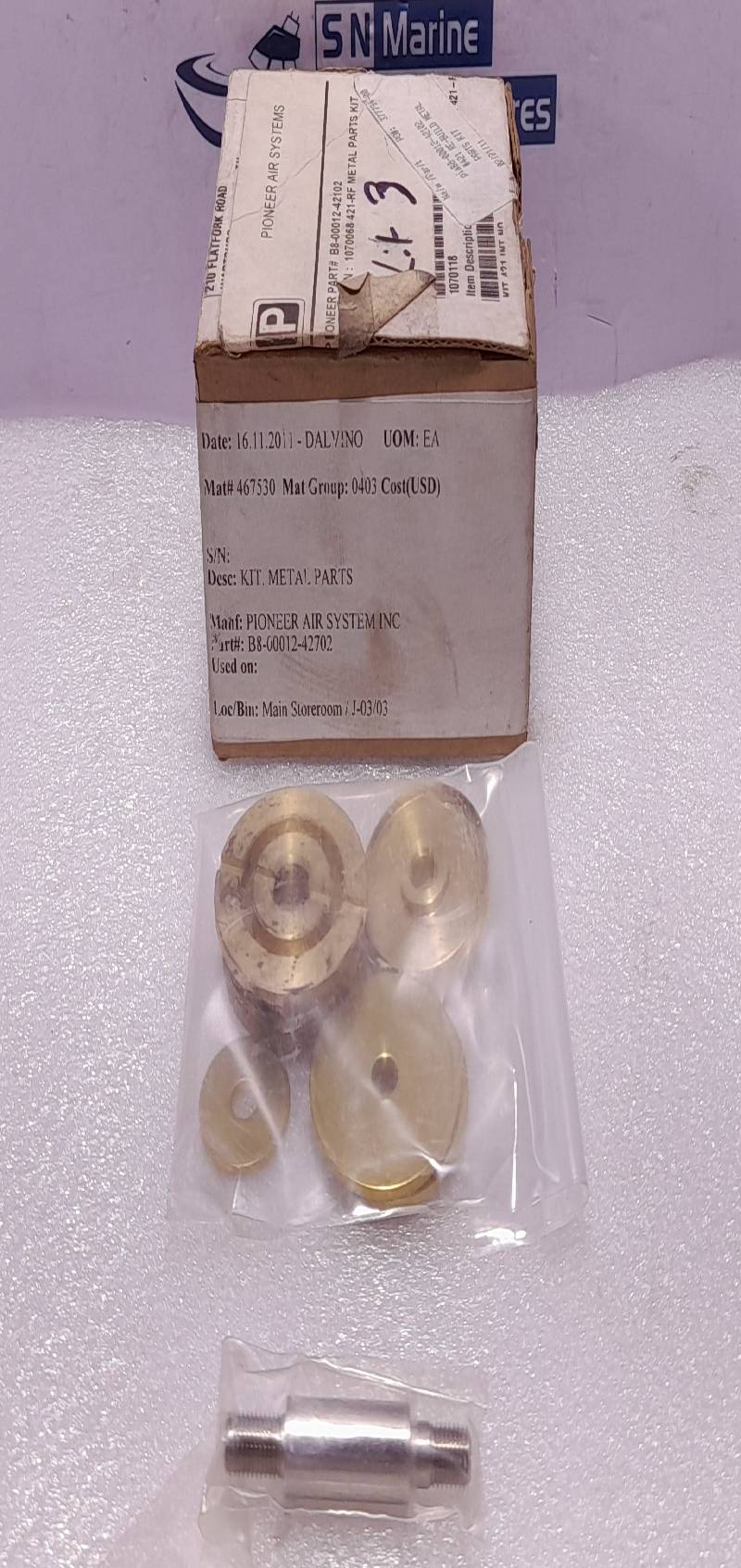 Pioneer B8-00012-42102 Metal Kit Parts 1070068 421-RF B80001242102