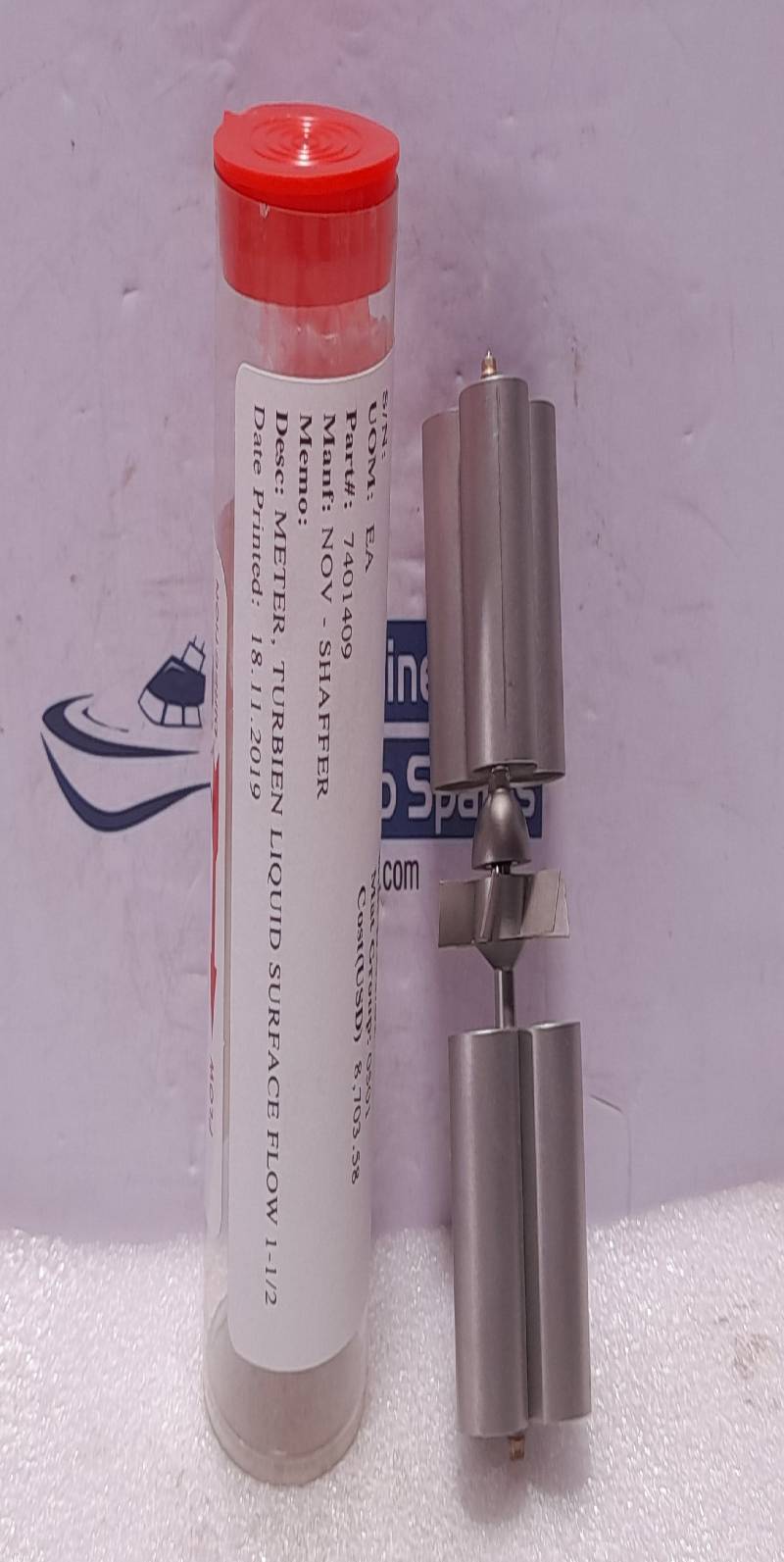 NOV 7401409 Turbien Liquid Surface Meter Flow 1-1/2