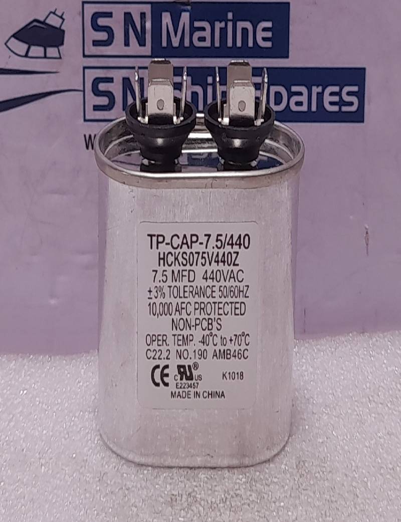 Carrier HC90AB007 Running Capacitor 7.5 MFD 370VAC HCKS075V440Z