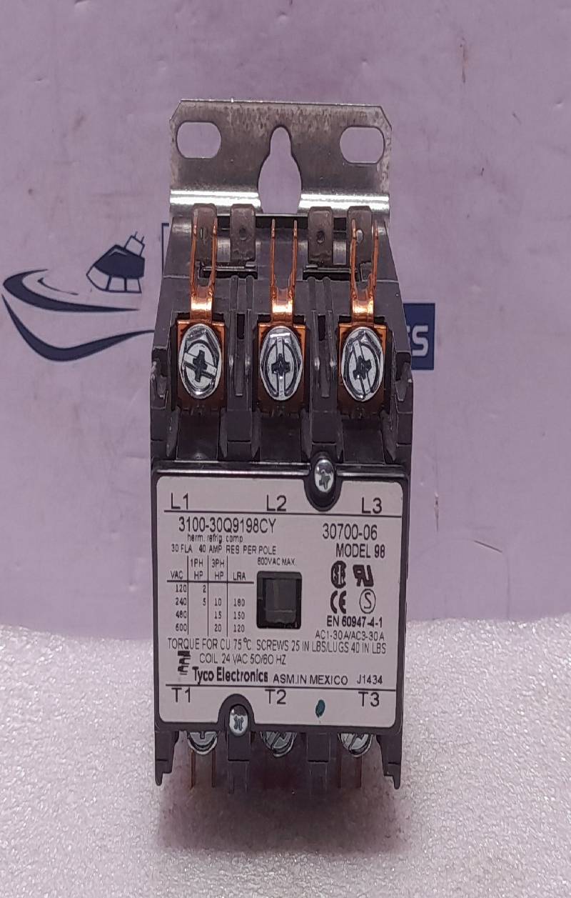 Tyco 3100-30Q9198CY Electrical Contactor