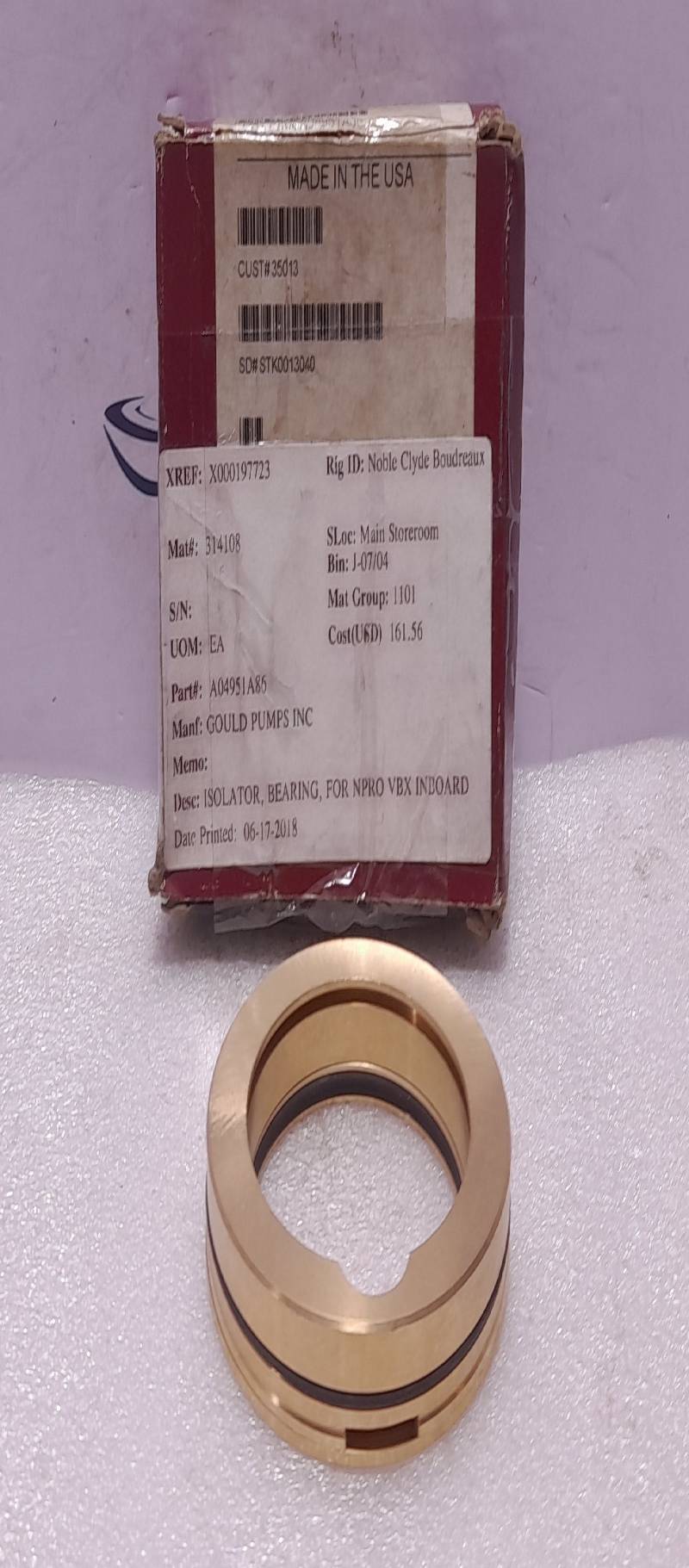 Inpro 1718-A-21823-5 Seal Bearing Isolator