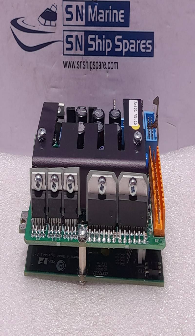 Hernis Scan Systems Hs039b RX401POWER PCB RX Receiver for CCTV