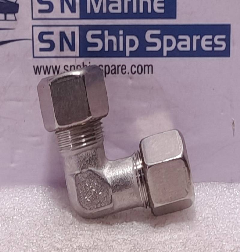 Parker W12ZS71 Elbow Tube Union 90 DEG 12 MM SS