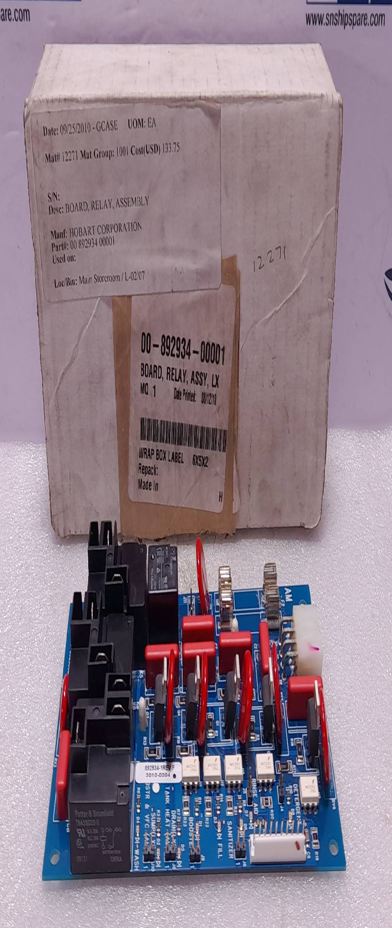 Hobart 00-892934-00001 Relay Board Assembly 0089293400001