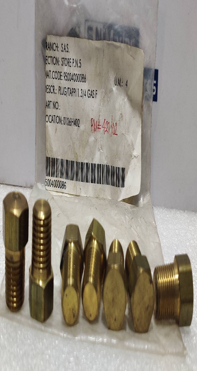 S.A.S. 95004000086 Plug/Tappi 1.3/4 GAS F