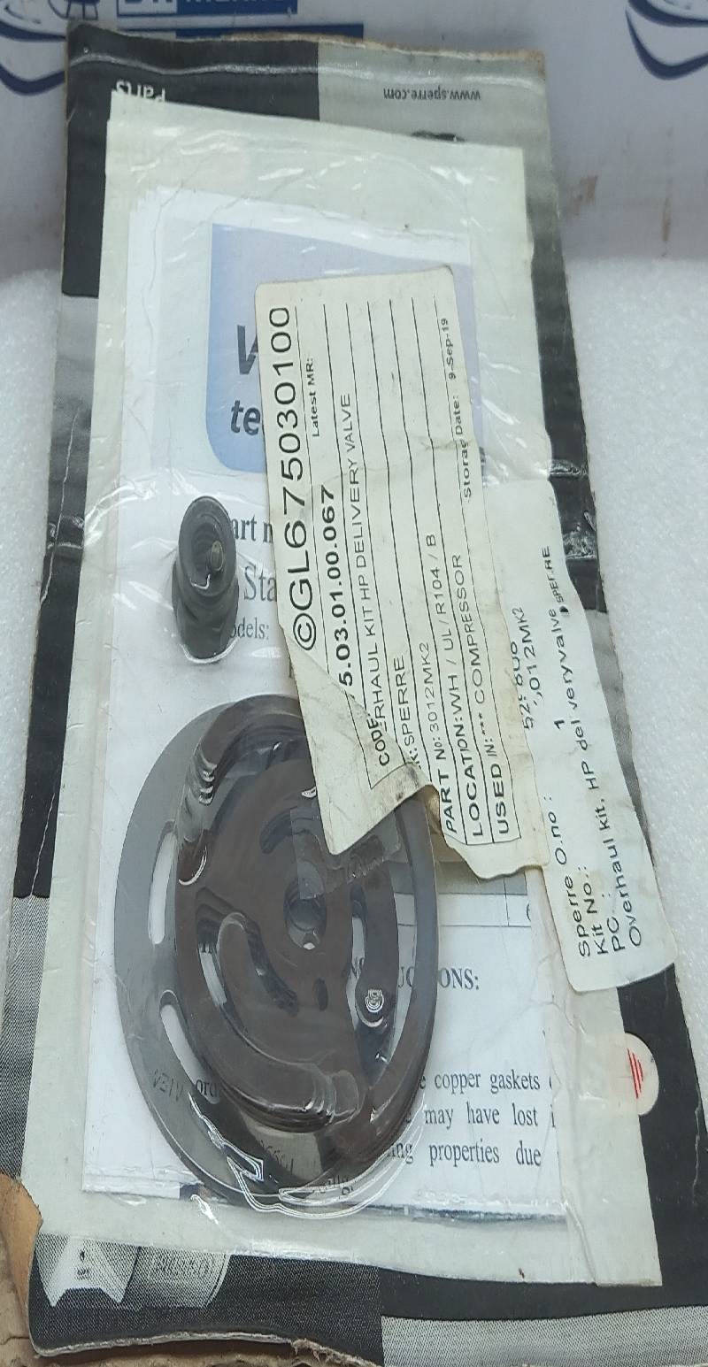 Sperre 3012MK2 Overhaul Valve HP Kit 