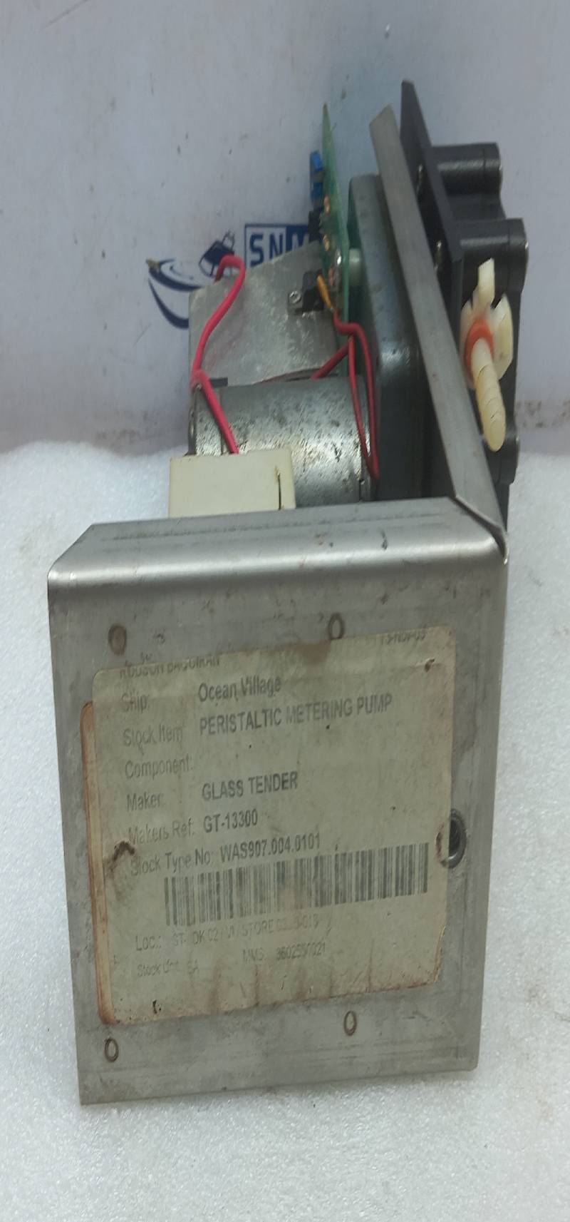 Glass Tender GT-13300 Peristaltic Metering Pump Assembly