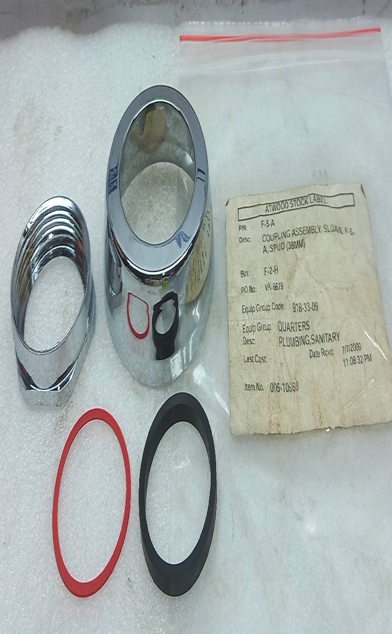 Sloan F5AT Flushohmeter SPUD Coupling & Flange Kit For 1 ½ SPUD (38MM)