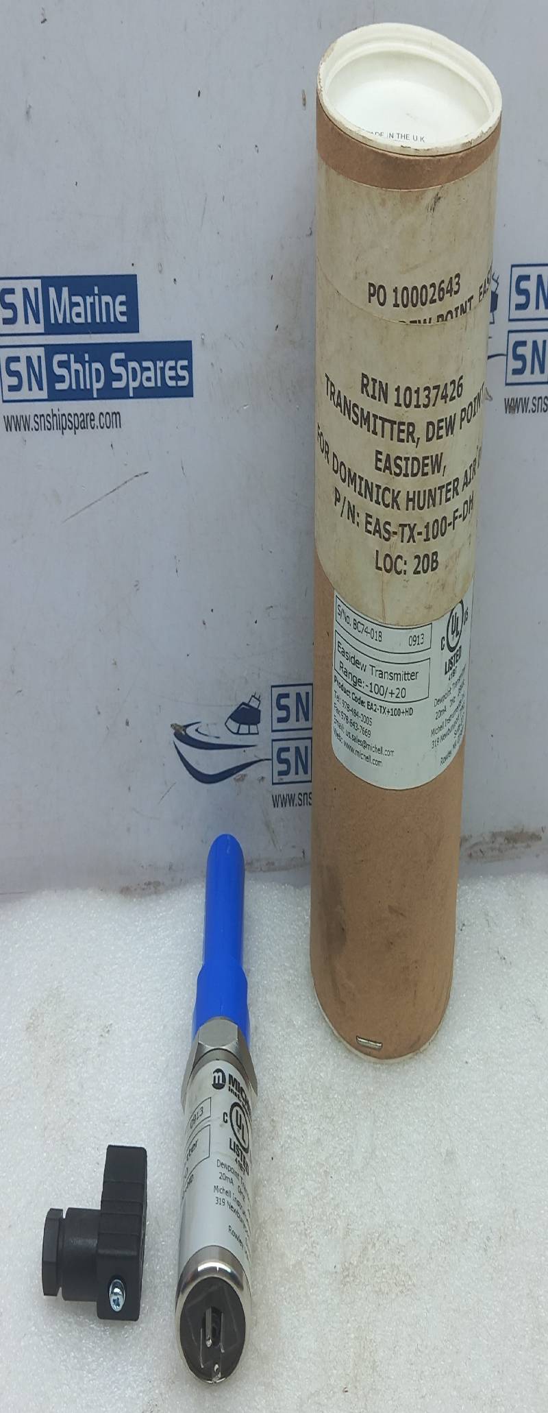 Michell Instruments EA2-TX+100+HD Dewpoint Transmitter Range: -100/+20