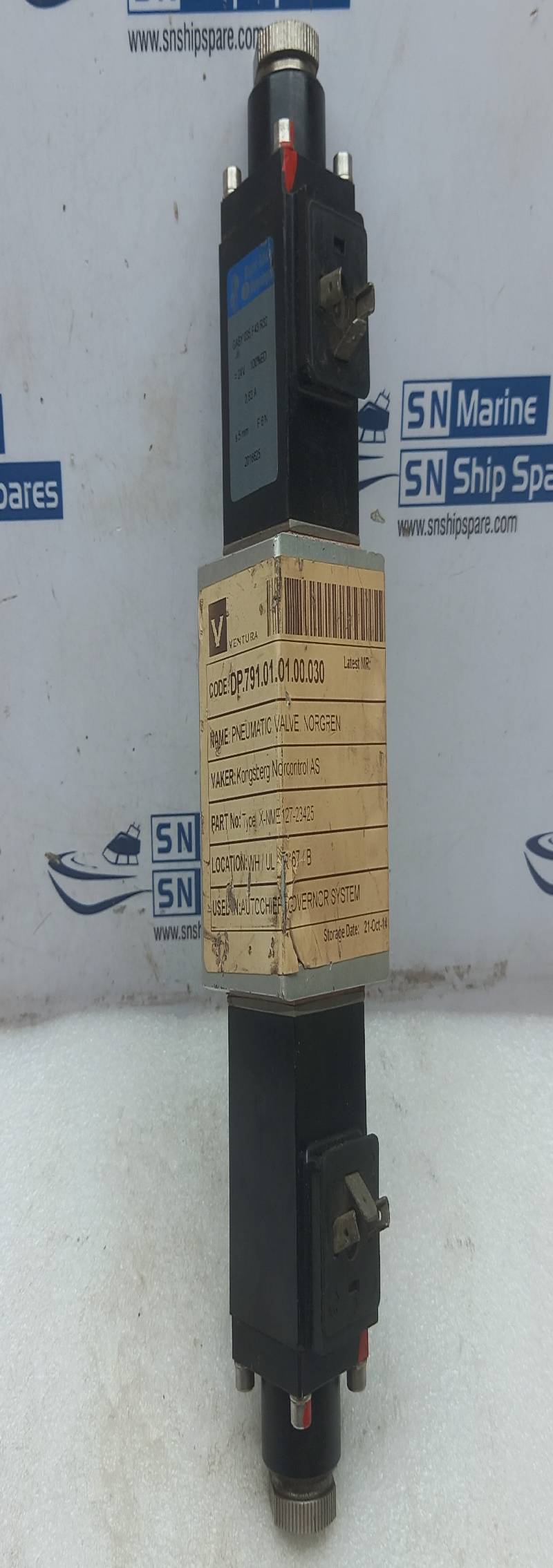 Konsberg Norcontrols X-NME127-23425 Pneumatic Valve Norgren GABY035F43R32