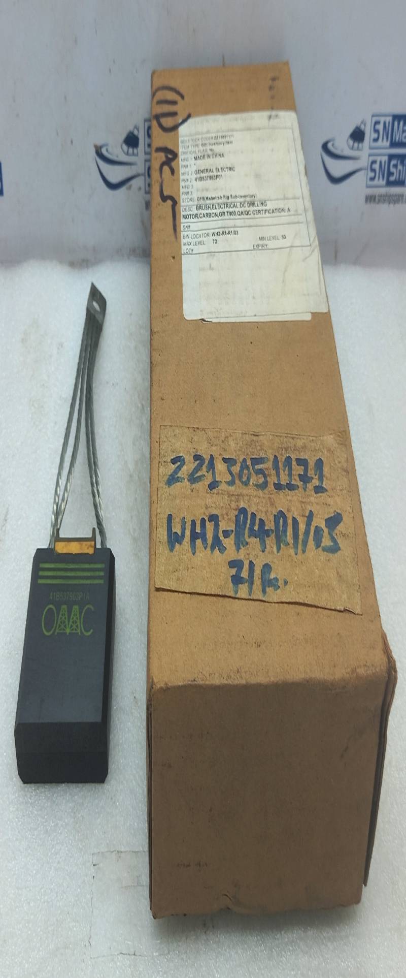 General Electric 41B537963P01 Electrical Motor Carbon Brush 41B537963P1A 11PCs In Lot