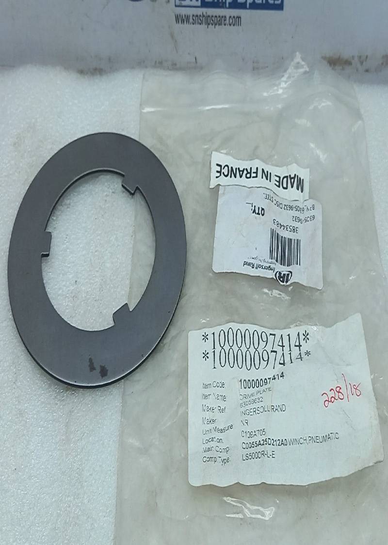 Ingersoll Rand 63059632 Drive Plate 6305-9632 4PCs In Lot