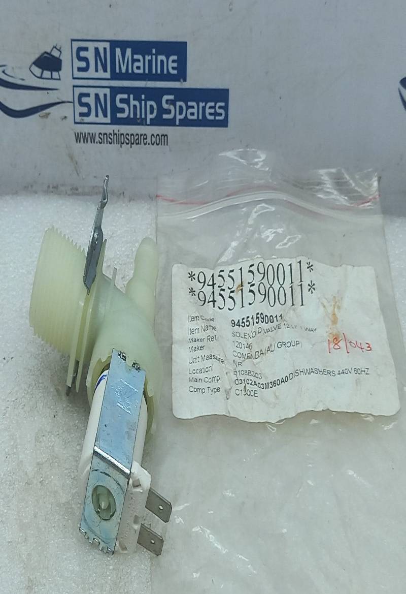Comenda 120146 Solenoid Valve 12LT 1Way 220/240V 50/60Hz 319025