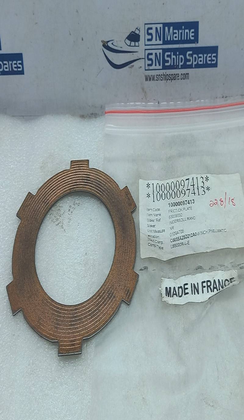 Ingersoll Rand 63059532 Friction Plate