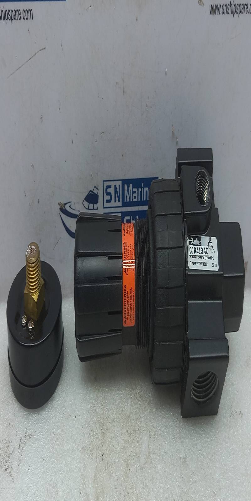 Parker 07R413AC Air Regulator ¾” With Nova 0-160 Pressure Gauge