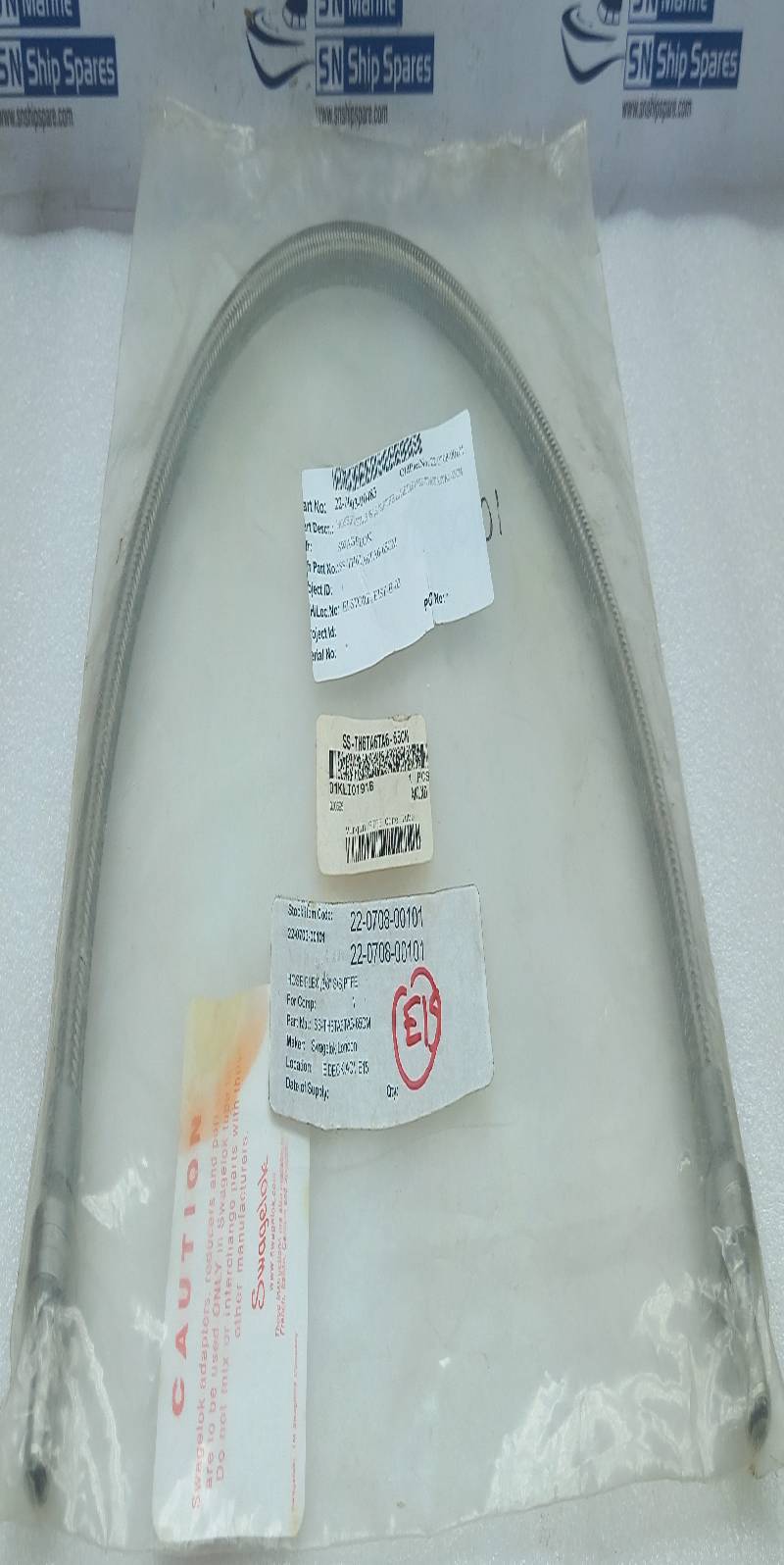 Swagelok SS-TH6TA6TA6-65CM Hose / S00024485B / NWPLY