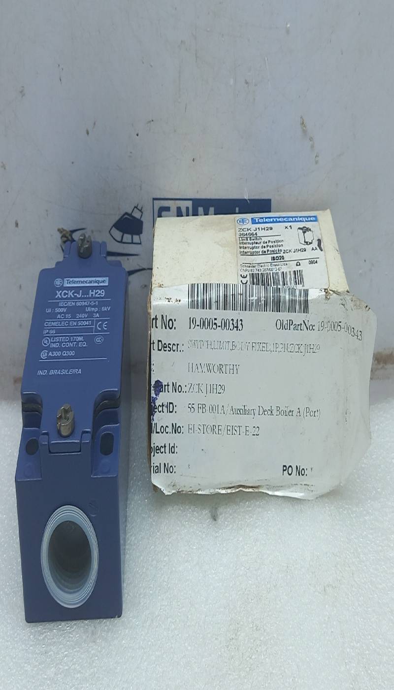 Telemecanique ZCK-J1H29 Limit Switch / XCK-J…H29 / ZCKJ1H29