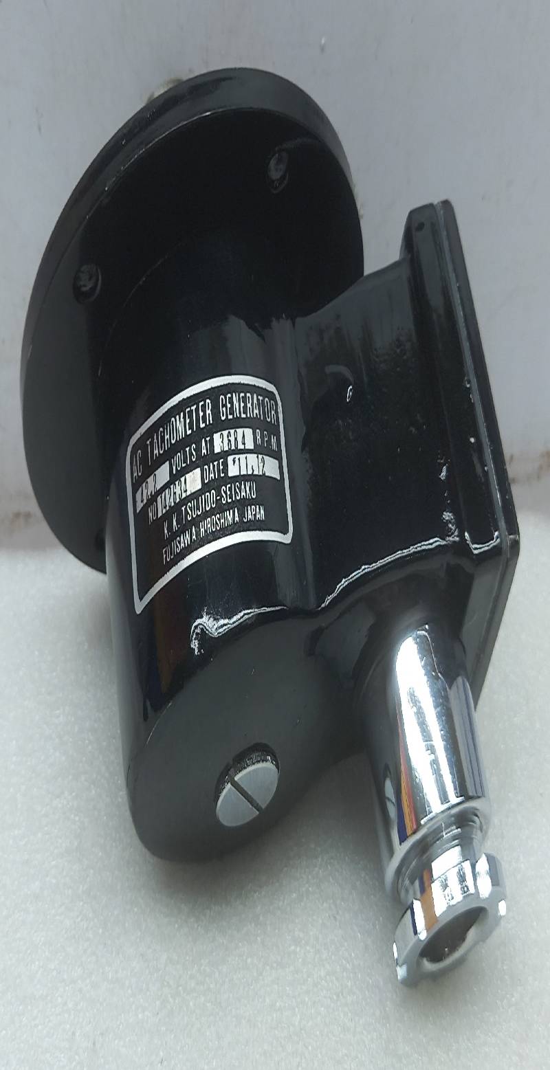 K.K.TSUJIDO 142634 AC Tachometer Generator 42.2Volts At 3684 R.P.M