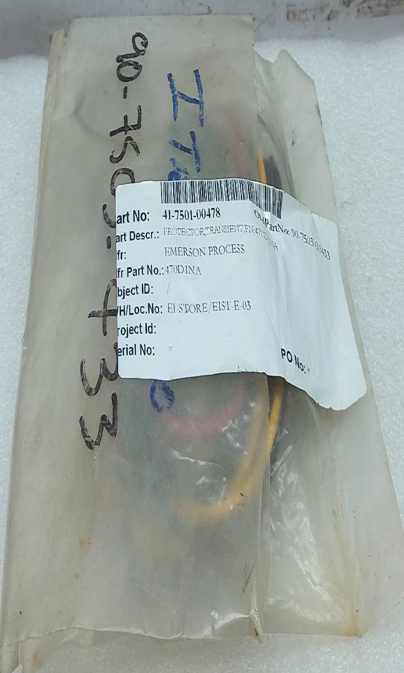 Rosemount 470D1NA Transient Protector 45VDC, 4-20mA, 2-Wire Emerson Process